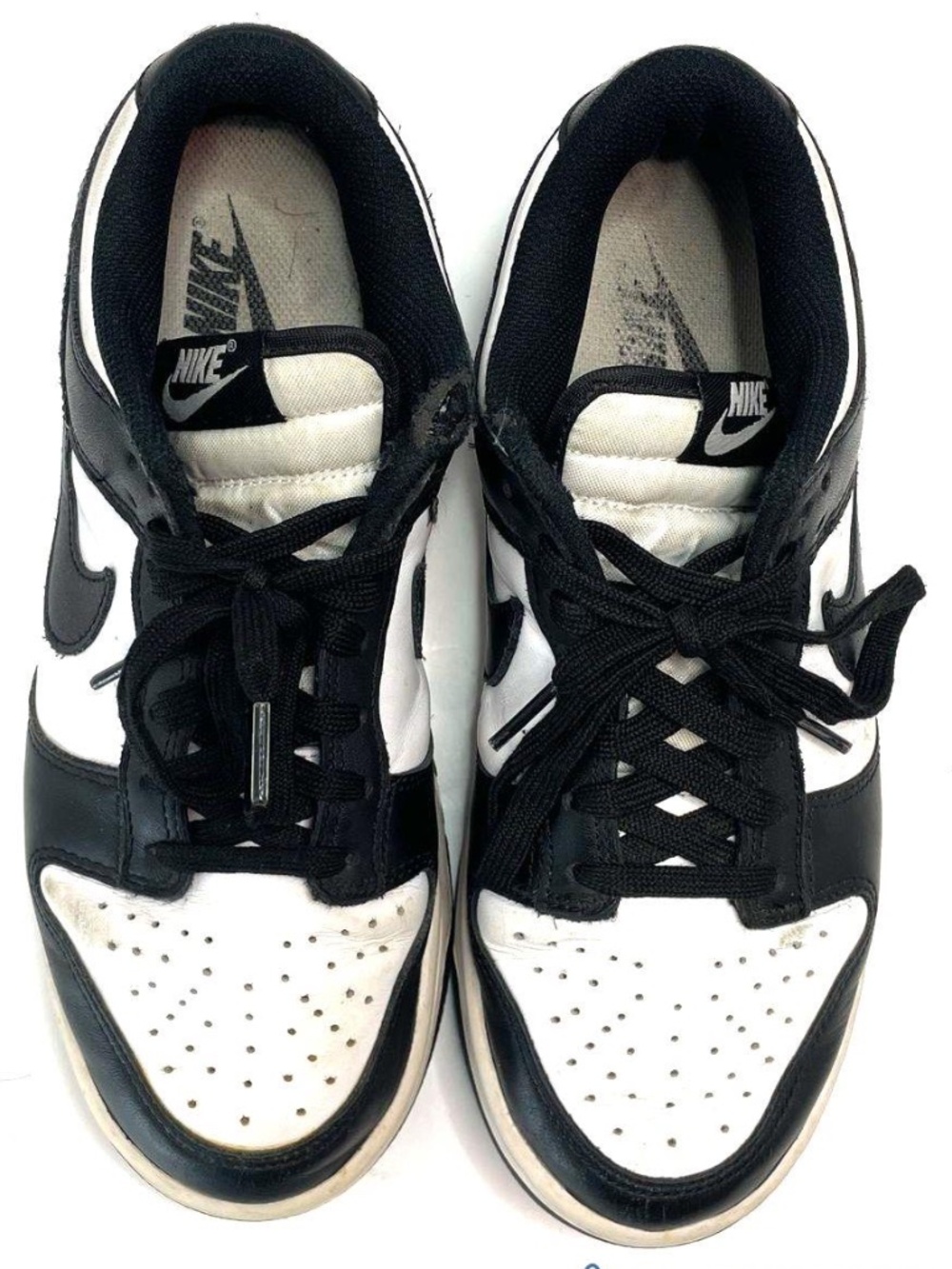 WOMENS NIKE DUNK LOW PANDA BLACKWHITE SNEAKERS SIZE 8